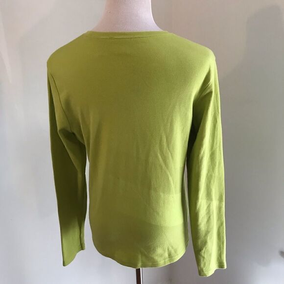 Long Sleeve Christmas Candy Canes T-Shirt Sz L - Picture 3 of 6